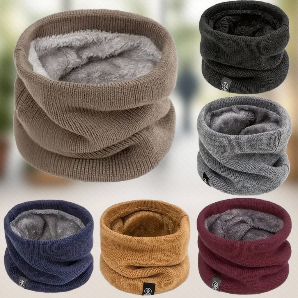 Neck Gaiter Fleece - Calda sciarpa lavorata a maglia ispessita