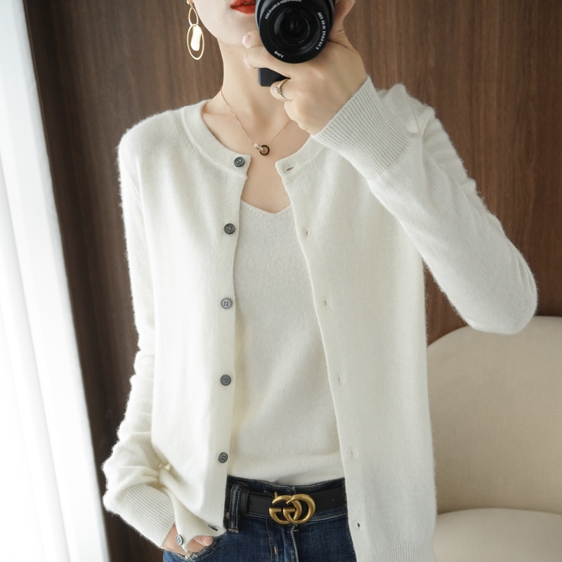 Wool Coat Peacoat - 2023 primavera nuovo cappotto Cardigan in