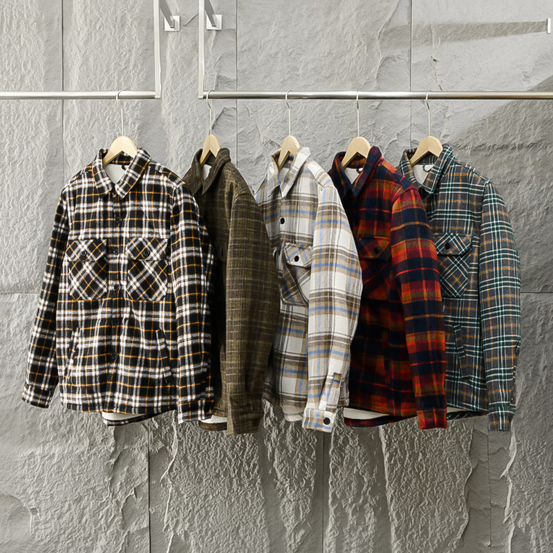 Flannel Shirt Lined - Camicia Invernale da Uomo in Flanella