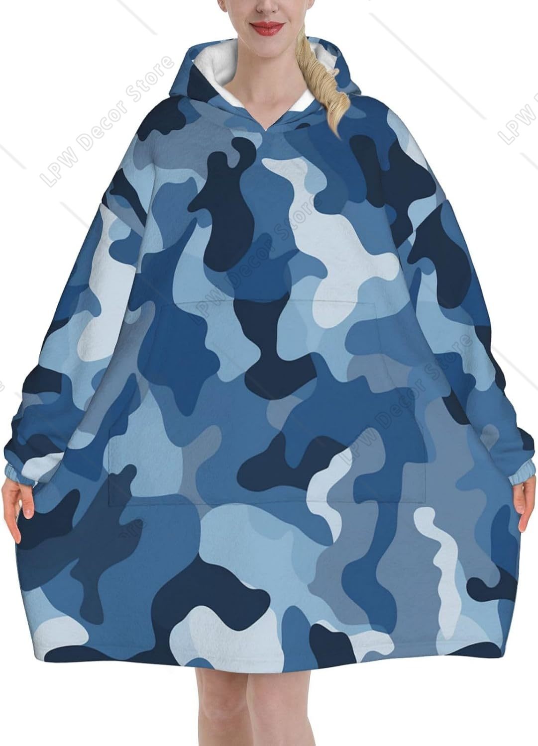Felpa con Cappuccio e Coperta  - Sherpa Hoodie Fleece recensione e prezzo