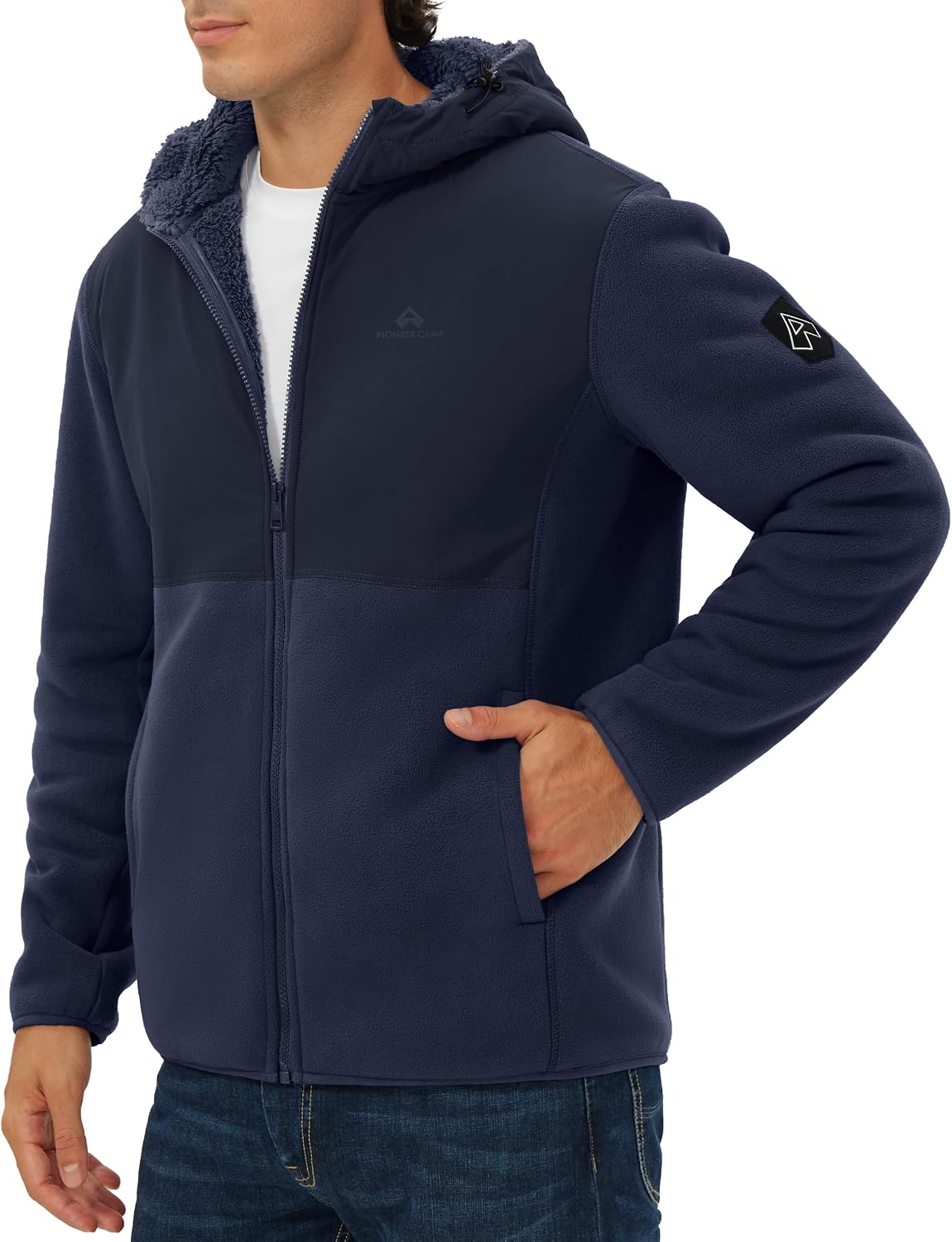 Giacca in pile polare da uomo  - Sherpa Hoodie Fleece recensione e prezzo