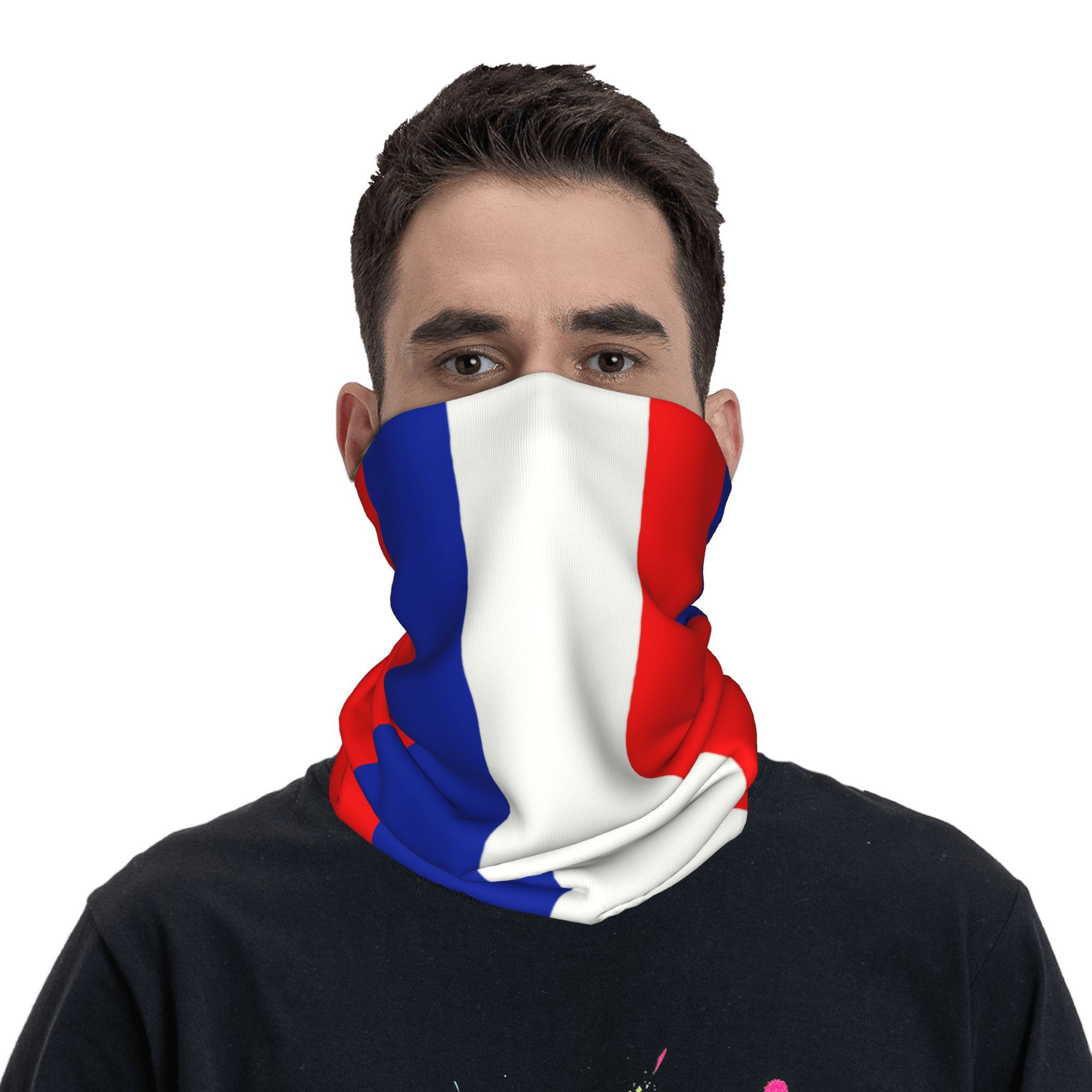 Bandiera francese personalizza - Neck Gaiter Fleece recensione e prezzo