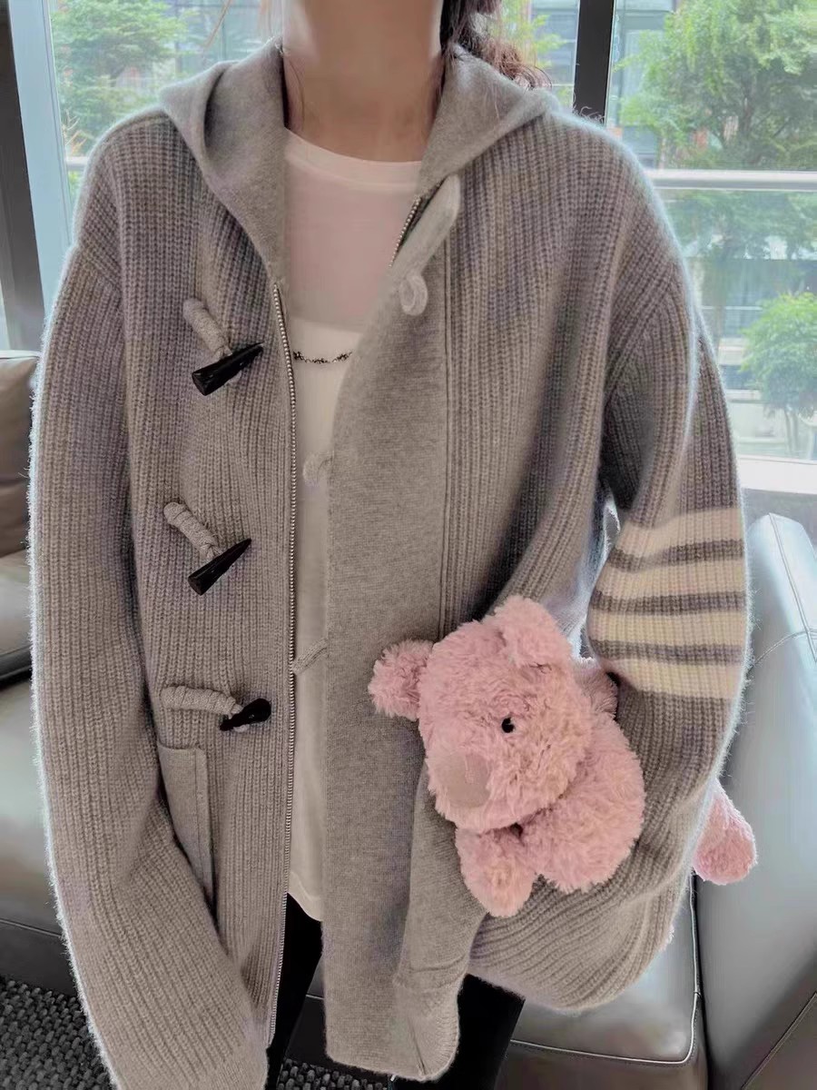 Cardigan lavorato a maglia TB  - Wool Coat Peacoat recensione e prezzo