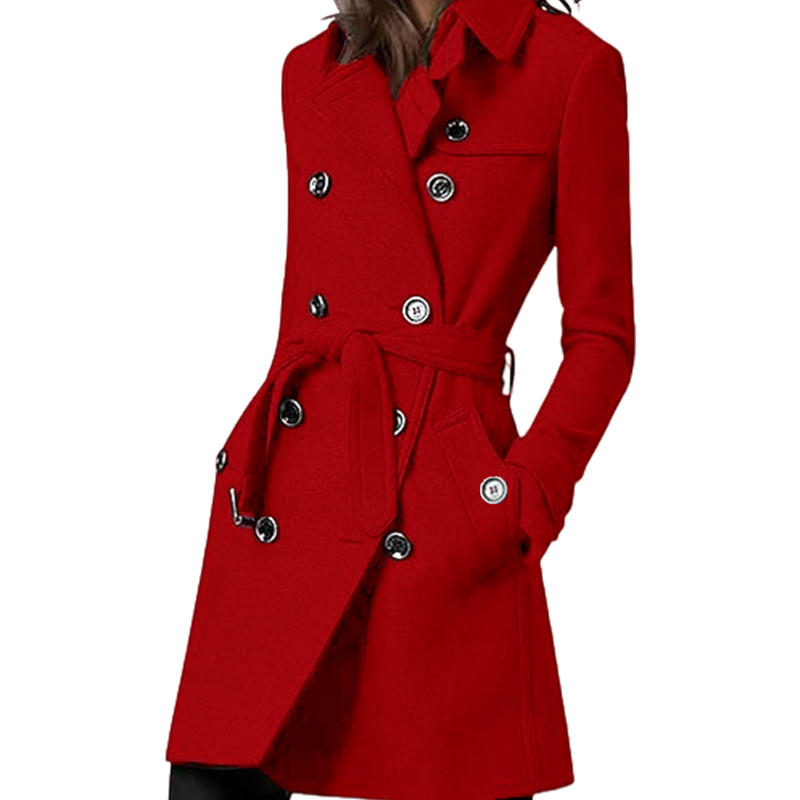 Trench da donna misto lana fod - Wool Coat Peacoat recensione e prezzo