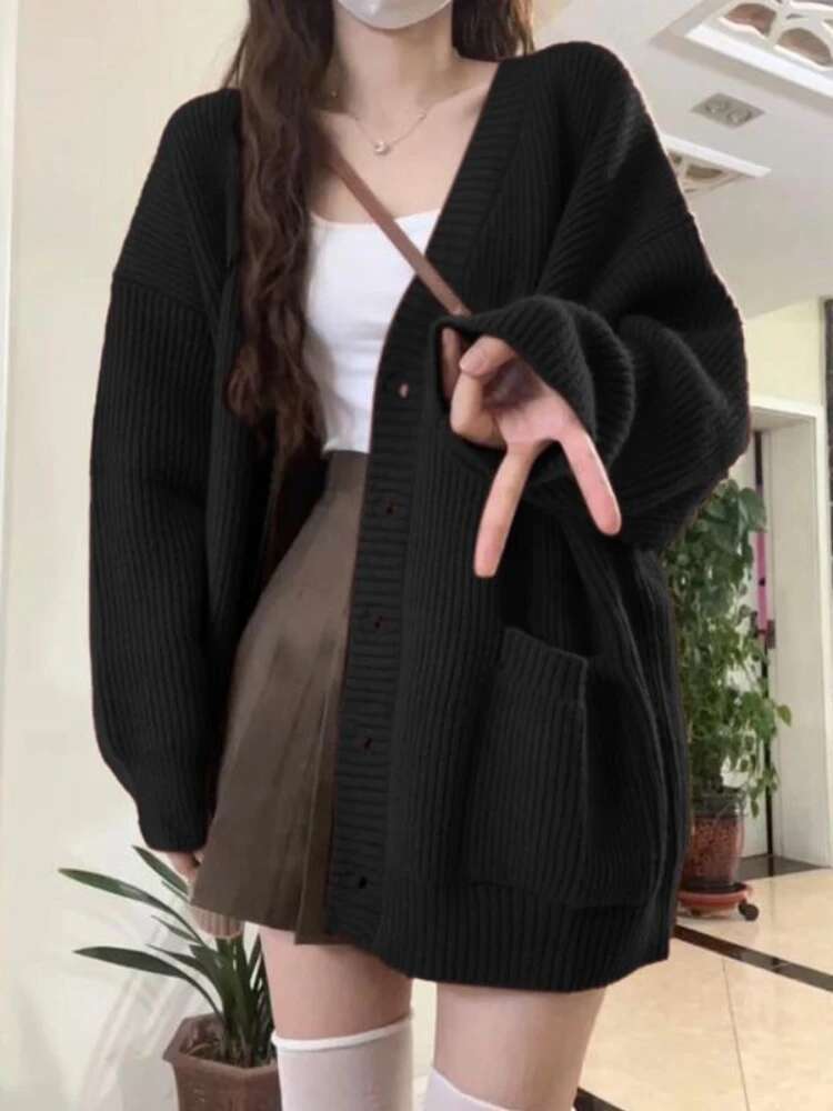 Cardigan allentato da donna ma - Wool Coat Peacoat recensione e prezzo